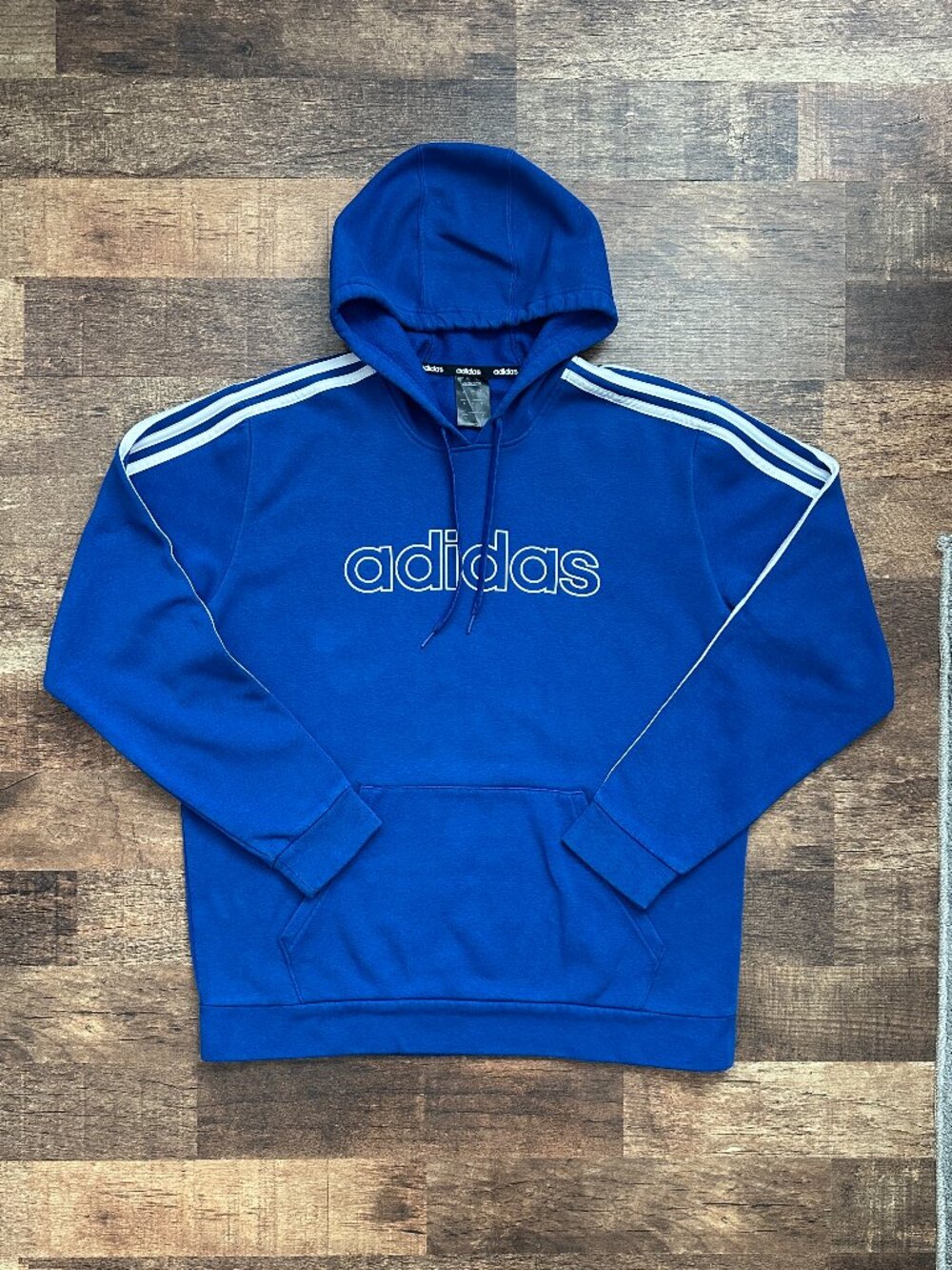 ⭐ADIDAS 3-STRIPE ORIGINALS HOODIE in Blue, size L⭐